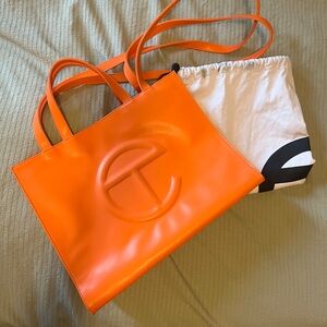 Telfar Medium Shopping Bag - Orange w/ dustbag